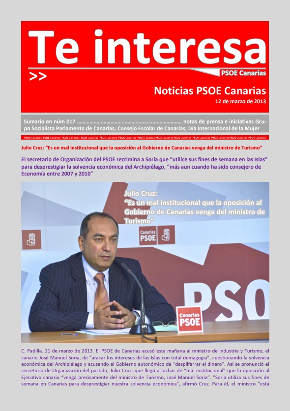 Boletín Canarias 017