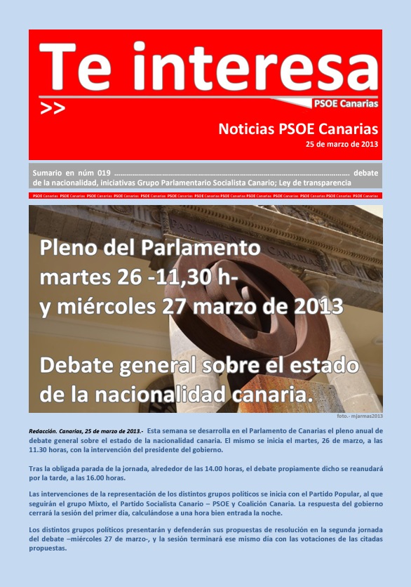 Boletín Canarias 019