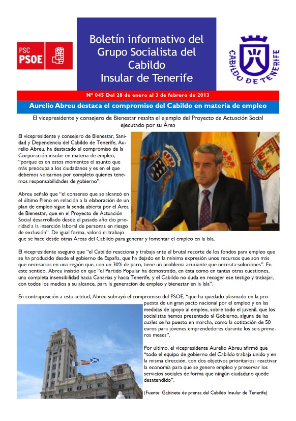 Boletín Cabildo Nº045