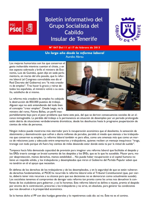 Boletín Cabildo Nº047