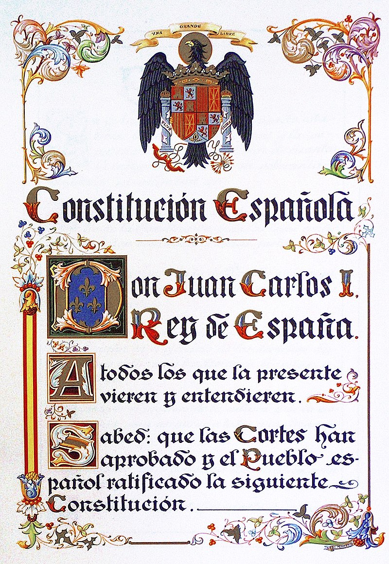 Manifiesto 39 Aniversario de la Constitución&nbsp;Española