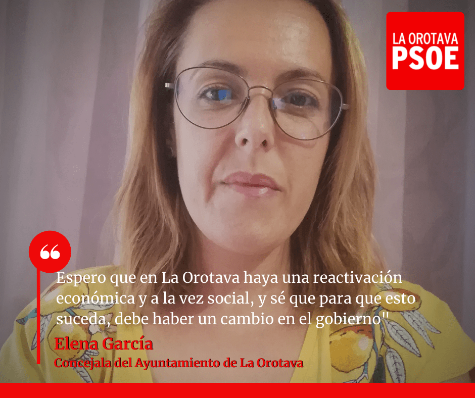 Elena García: «Una política debe tener claro cuáles son los objetivos e ideales por los que&nbsp;lucha»