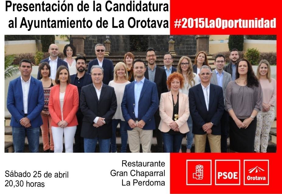 Presentación de la Candidatura&nbsp;2015