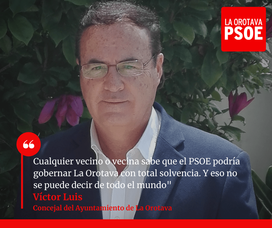Víctor Luis: «En La Orotava es como si no se hubiera producido aún la transición política que tuvo este&nbsp;país»