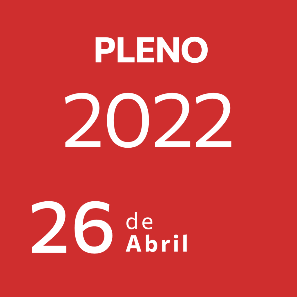 Pleno 26 Abril&nbsp;2022