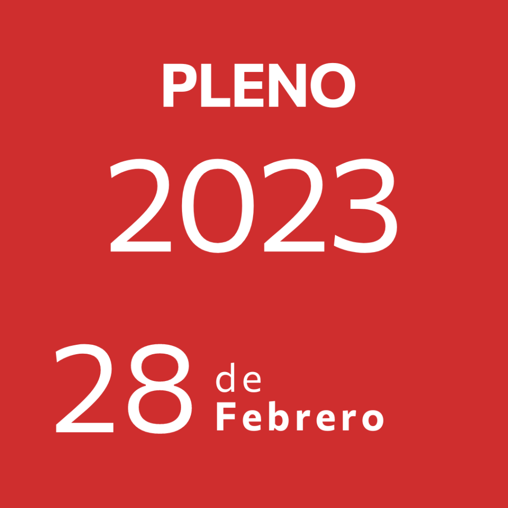 Pleno 28 Febrero&nbsp;2023